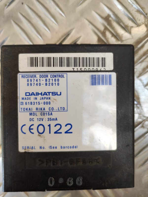 WhatsApp Image 2022-06-12 at 08.43.20 DAIHATSU Trevis L65 Steuergerät Zentralverriegelung 89741-B2100 ZV