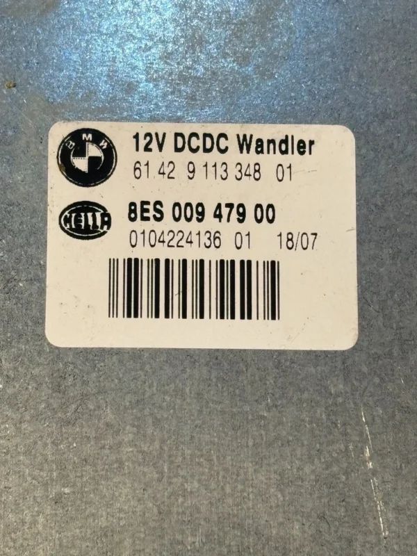 s-l1600 (21) BMW E90 Steuergerät DCDC Wandler Modul Einheit 6142911334801 8ES00947900