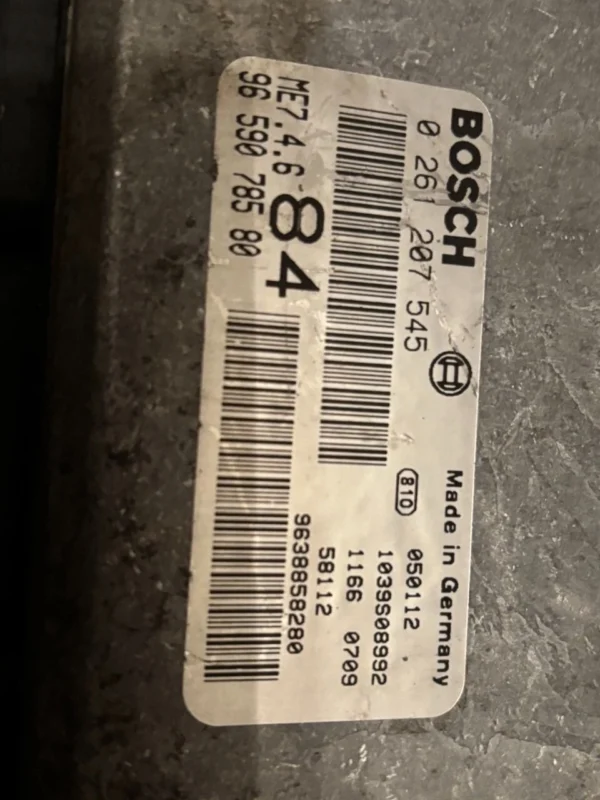 s-l1600 - 2025-10-05T201537.028 Lancia Phedra Peugeot 807 3.0 V6 Motorsteuergerät 9659078580 9638858280 BOSCH