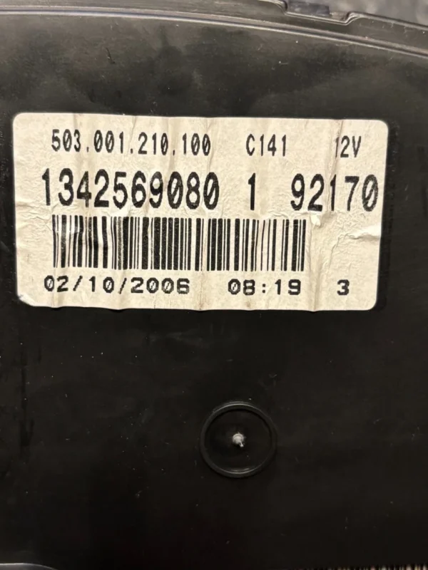 Kombi Instrument (Instrumentenkombination, Schalttafeleinsatz) FIAT (Gebraucht) 1342569080 1 92170
