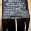 3D0951253A original Audi A4 A6 VW Relay Nr.433 Arbeitskontaktrelais Modul Relais