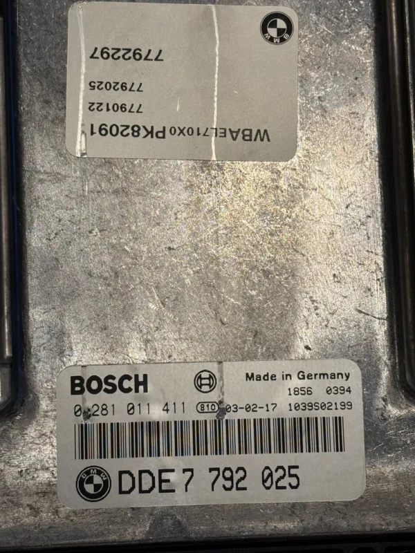 s-l1600 - 2025-10-08T184131.398 ECU Steuergerät BMW E46 2.0 D 7792025 0281011411