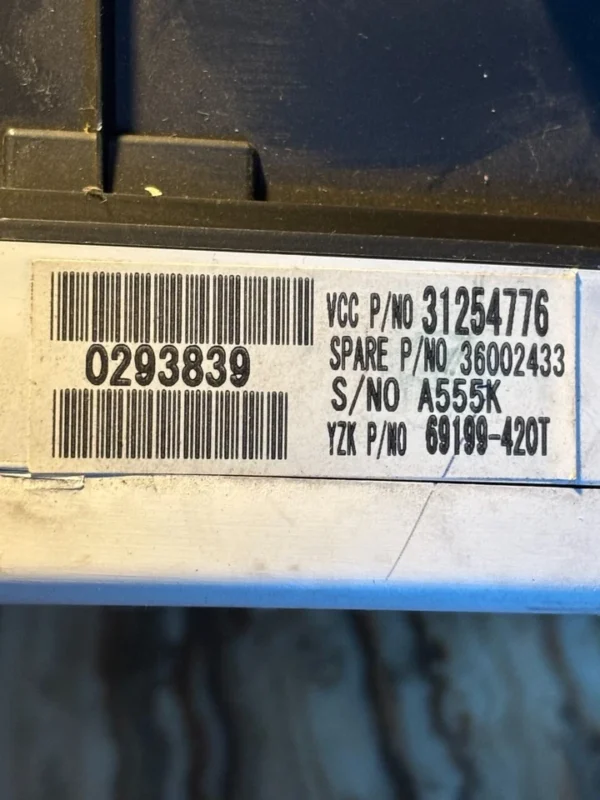 s-l960 - 2025-10-08T133145.397 Volvo V50 2008 Geschwindigkeitsmesser Cockpit 31254776 MKO425907