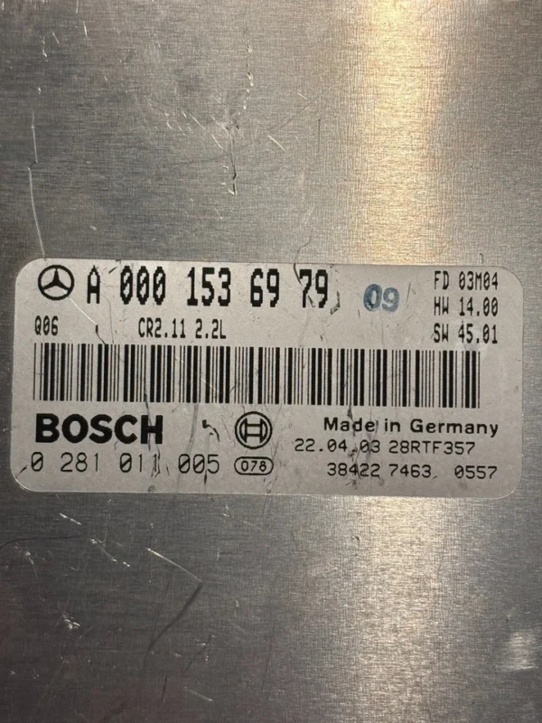 s-l960 - 2025-10-08T194218.425 MERCEDES BENZ C-KLASSE KOMBI W203 C220 CDI Motorsteuergerät A0001536979 BOSCH