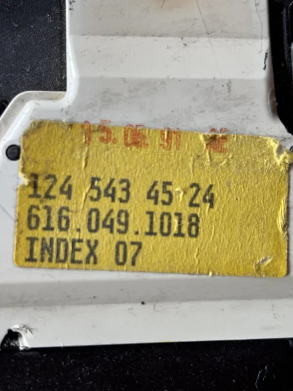 Tachometer Kombiinstrument Mercedes 124 1245434524