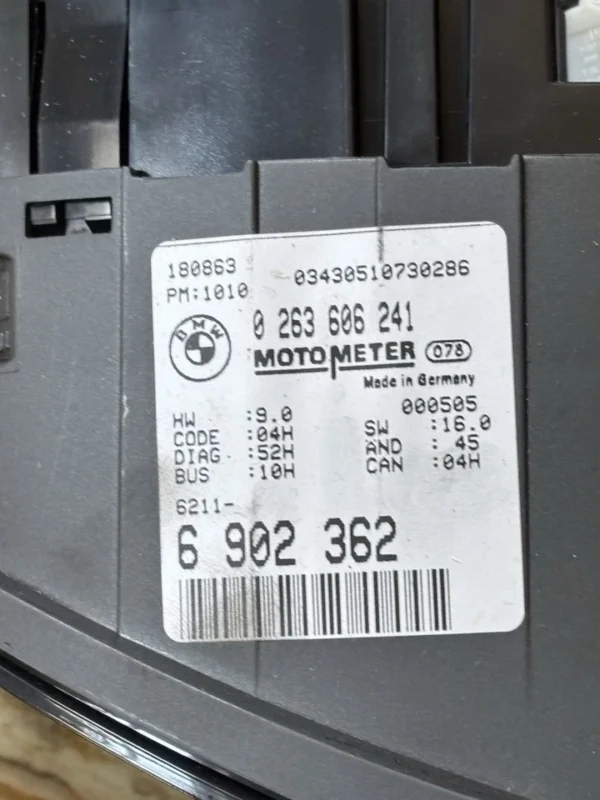s-l960 - 2025-10-09T161945.680 Tachometer BMW 3er (E46) 6902362 Tacho Kombiinstrument Instrumententafel