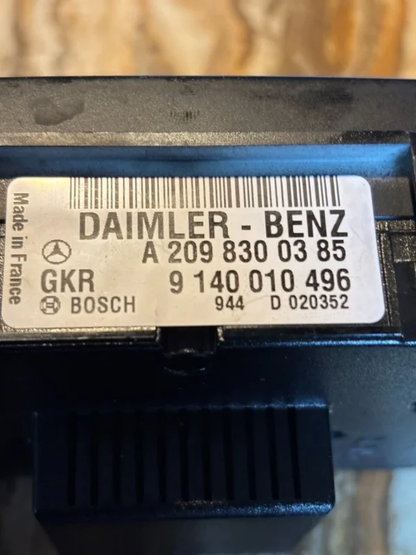 s-l1600 - 2025-11-01T145758.752 CC* Mercedes W203 W209 CLK Klimabedienteil Klima Klimaautomatik A2098300085